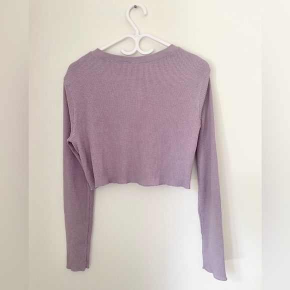 TNA Waffle Crop Cardigan - Picture 4 of 4